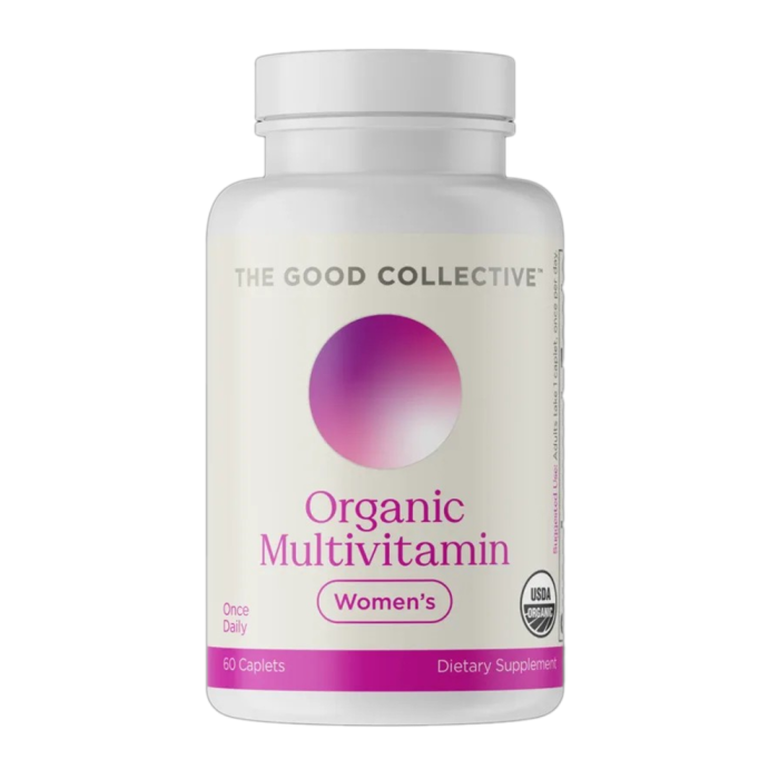 The Good Collective Organic Multivitamin Women’s - Front view
