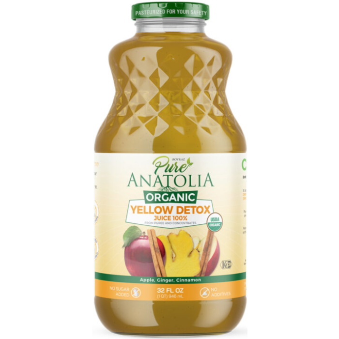 Pure Anatolia Organic Yellow Detox Juice, 32 oz.