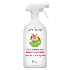 Fruit and Vegetable Wash - Removes pesticides, wax & dirt I ATTITUDE
