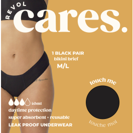 Revol Cares Leak Proof Underwear Daytime Protection Bikini Brief