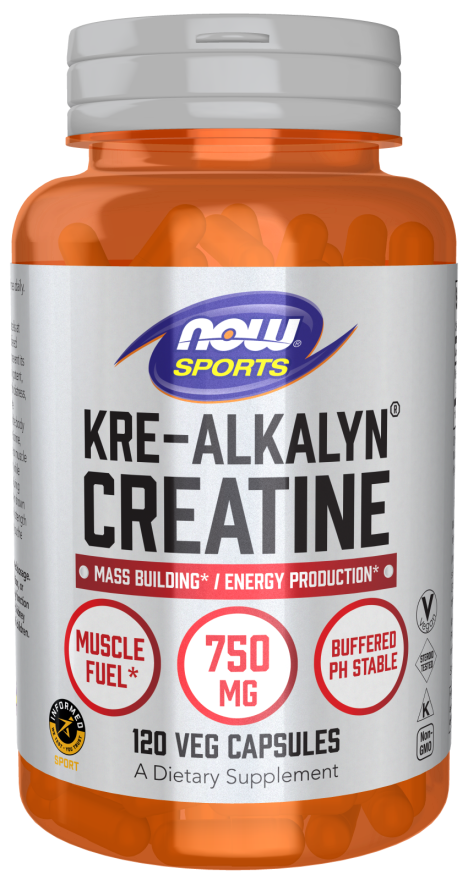 Kre-Alkalyn Creatine, 120 Capsules | NOW Foods | Fruitful Yield