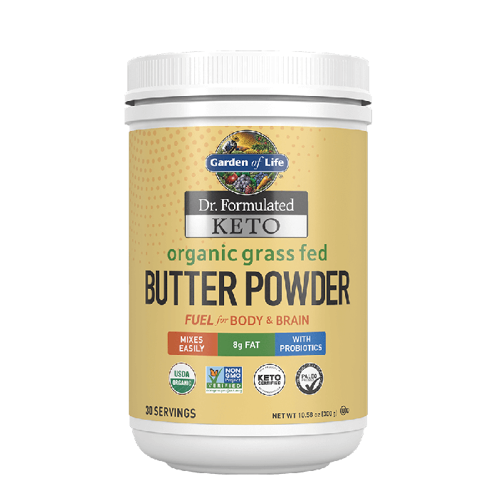 Garden of Life Dr. Formulated Keto Organic Grass-fed Butter Powder, 300 gm.