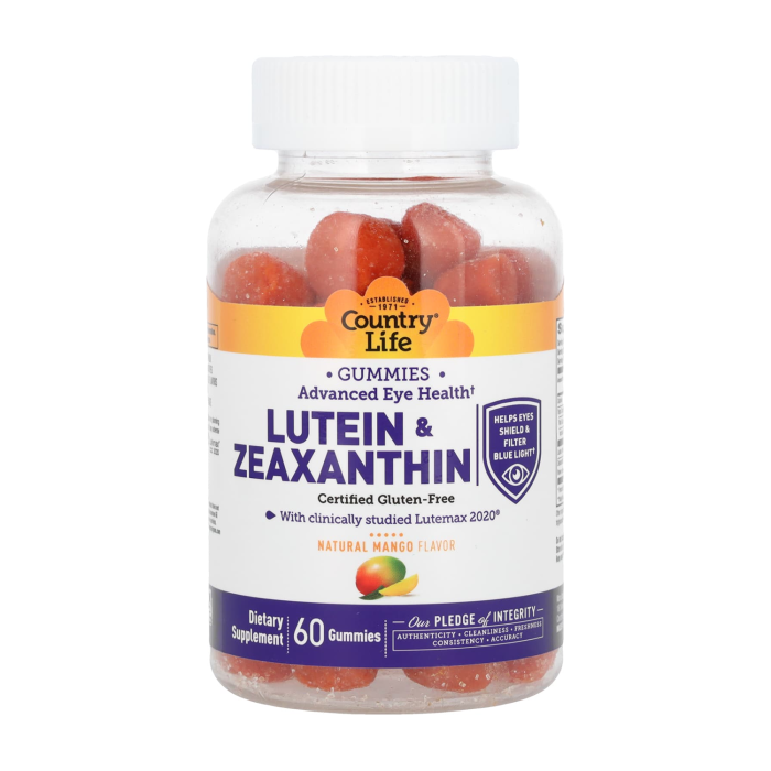 Country Life Lutein & Zeaxanthin - Front view