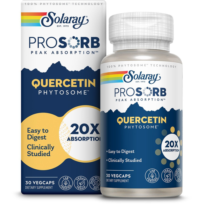 Solaray Prosorb Quercetin Phytosome 20X Absorption - Front view