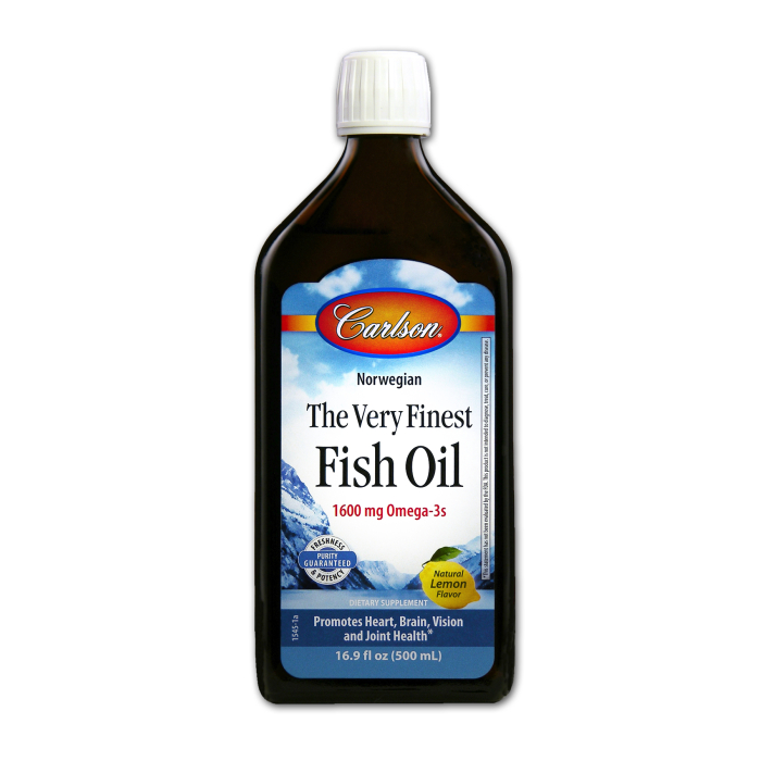 Carlson The Very Finest Fish Oil, Lemon Flavor, 16.9 fl. oz.