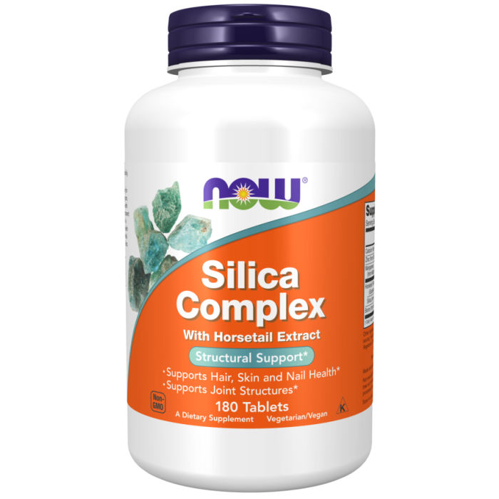 NOW Foods Silica Complex - 180 Tablets