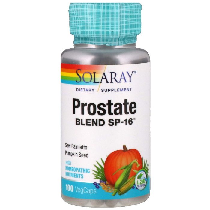 Solaray Prostate Blend SP-16, 100 Vegetarian Capsules
