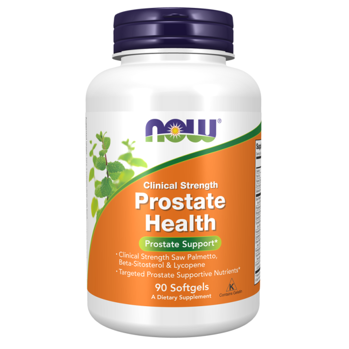 NOW Foods Prostate Health Clinical Strength - 90 Softgels