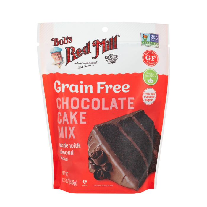Bob's Red Mill Grain Free Chocolate Cake Mix, 10.5 oz.
