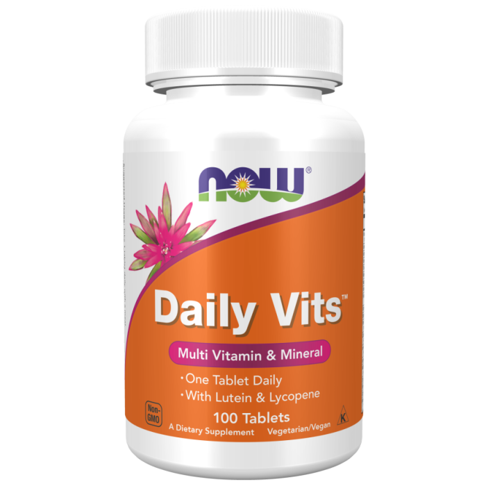 NOW Foods Daily Vits™ - 100 Tablets