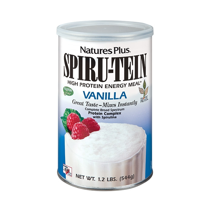 Nature's Plus Spirutein Vanilla Shake Powder, 1.2 lbs.