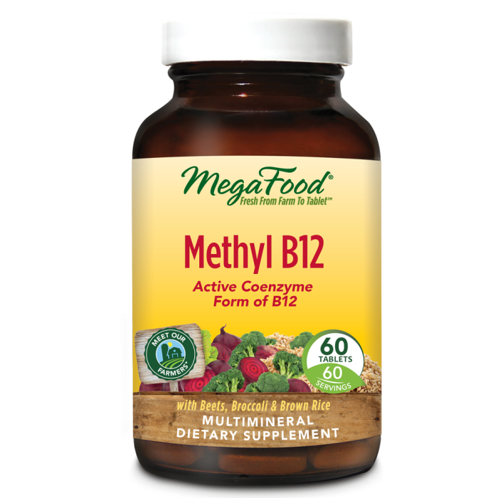 MegaFood Methyl B12, 90 Tablets
