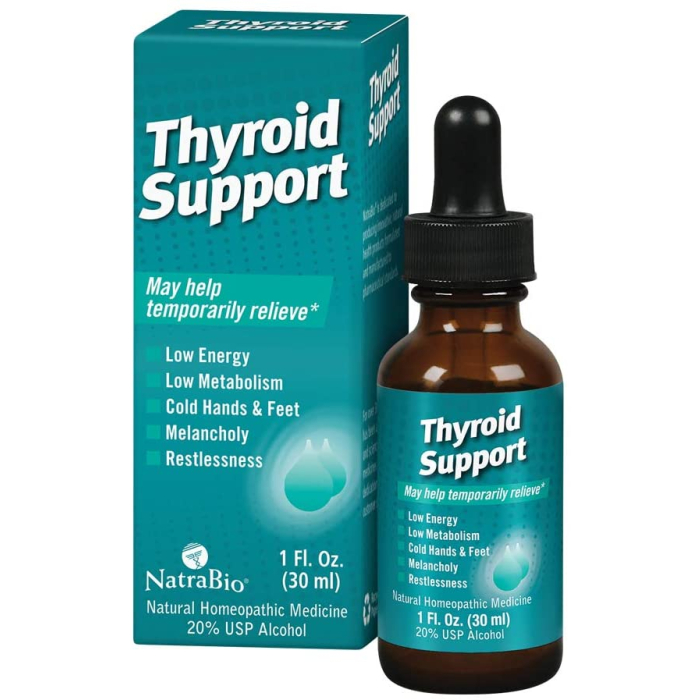 Natro-Bio Thyroid Liquid Support, 1 fl.oz.