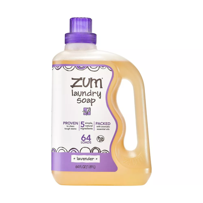 Zum Clean Laundry Soap, Aromatherapy Lavender - Front view