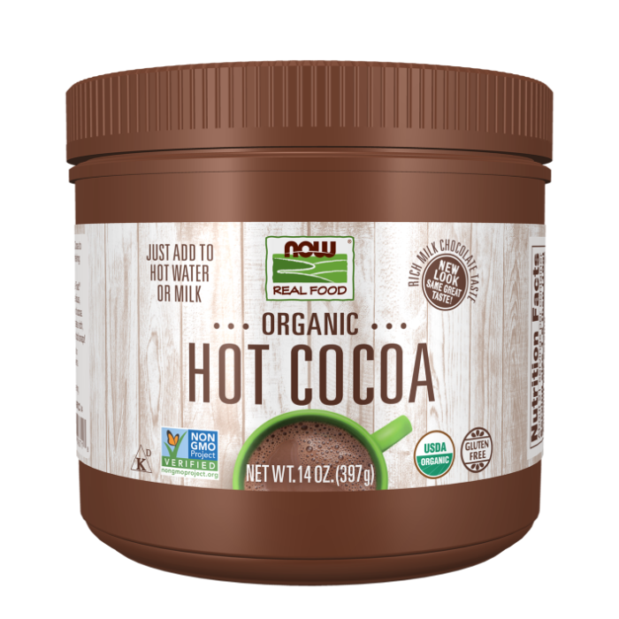 NOW Foods Hot Cocoa, Organic - 14 oz.