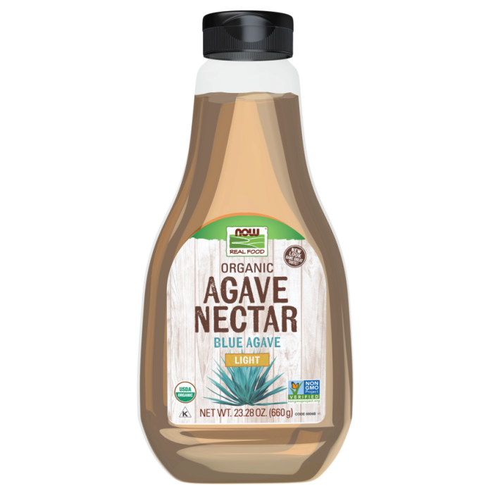 NOW Foods Agave Nectar, Light & Organic - 23.28 oz.