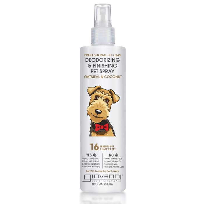 Giovanni Professional Pet Care Deodorizing & Finishing Pet Spray Oatmeal & Coconut - Front view