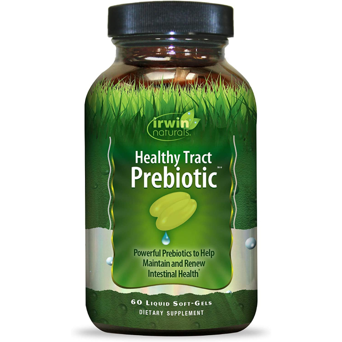 Irwin Naturals Healthy Tract Prebiotic, 60 Softgels