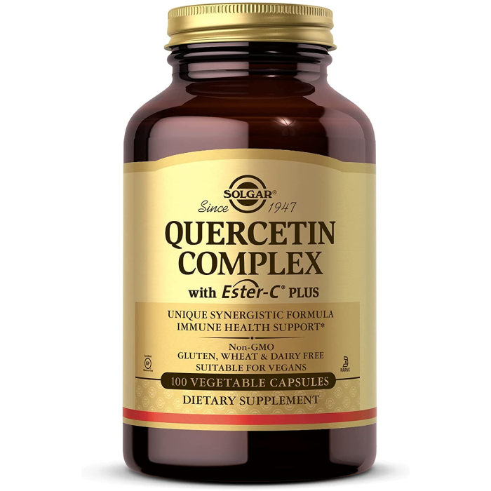 Solgar Quercetin Complex with Ester-C Plus,100 Vegetable Capsules