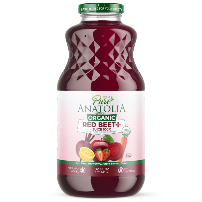 Pure Anatolia Organic Red Beet Plus Juice, 32 oz.