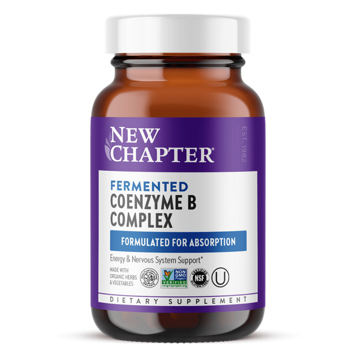 New Chapter Fermented Coenzyme B Complex - Front view