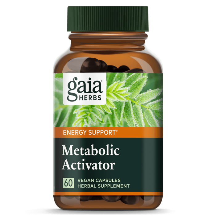 Gaia Herbs Metabolic Activator - Front view
