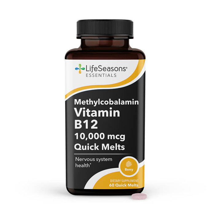 Lifeseasons Methylcobalamin Vitamin B12 Quick Melts - Front view