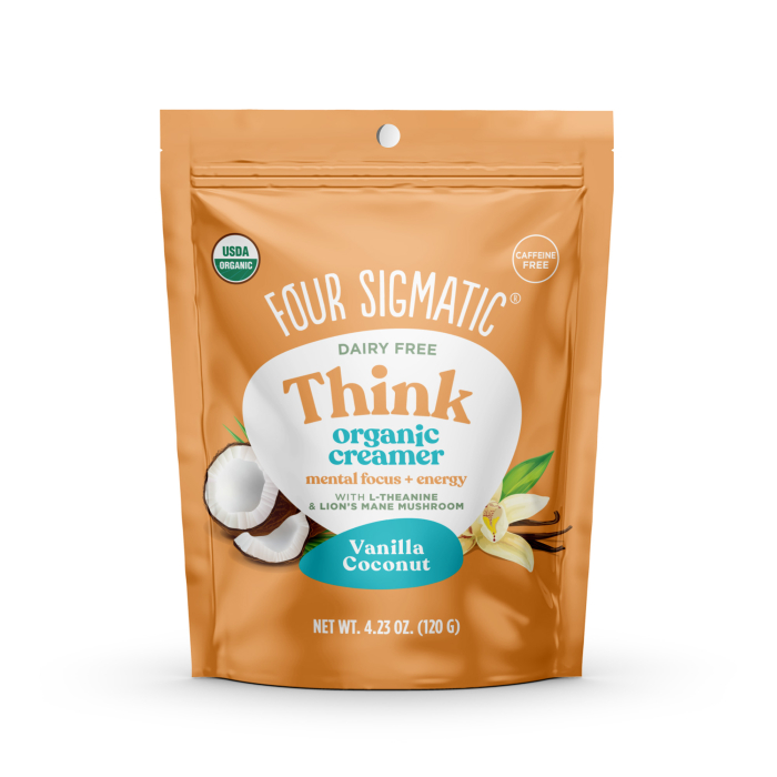 Four Sigmatic Organic Creamer Think Vanilla, 4.23 oz.
