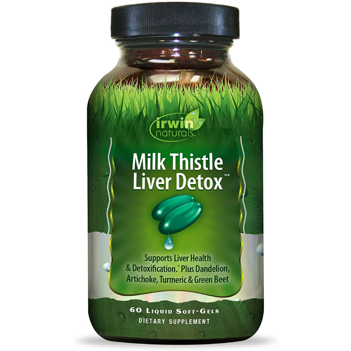 Irwin Naturals Milk Thistle Liver Detox, 60 sg. 