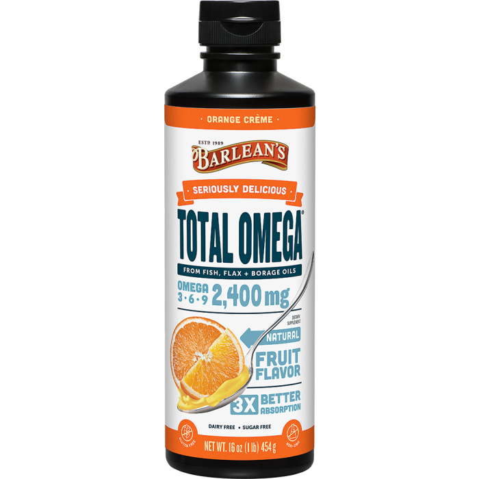 Barlean's Seriously Delicious™ Total Omega® Orange Crème, 16 oz. 