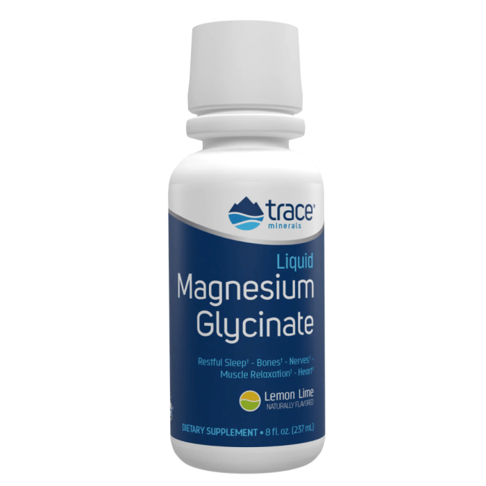 Trace Minerals Liquid Magnesium Glycinate - Front view