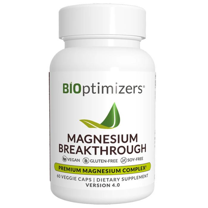 BiOptimizers Magnesium Breakthrough Supplement - Front view