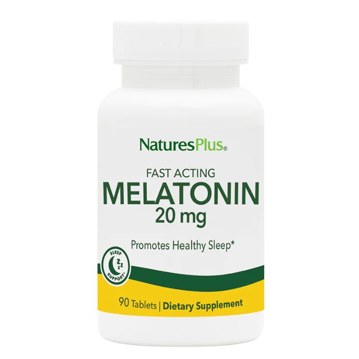 Nature's Plus Melatonin 20 mg, 90 Tablets