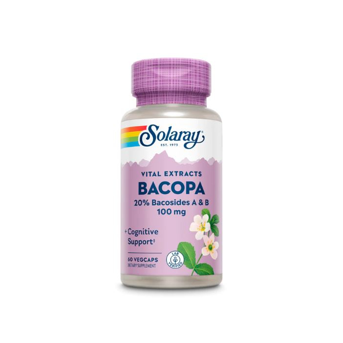 Solaray Bacopa 100 mg., 60 Veg caps