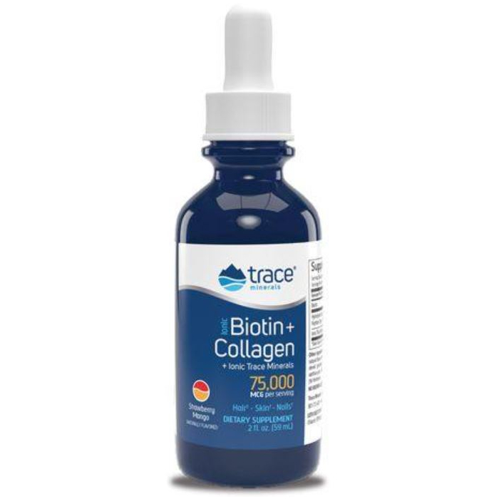 Trace Minerals Ionic Biotin + Collagen - Front view