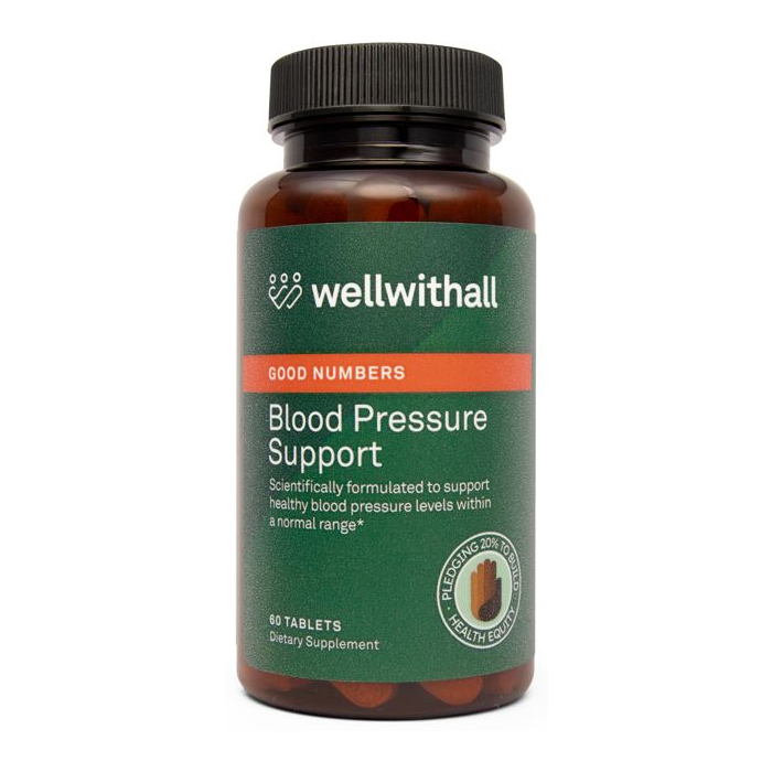Wellwithall Blood Pressure Support, 60 tablets