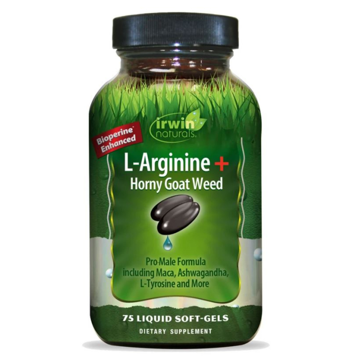Irwin Naturals L-Arginine + Horny Goat Weed - Main