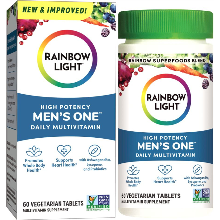 Rainbow Light Men's One™ Multivitamin, 60 tablets