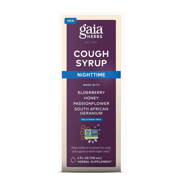 Gaia Nighttime Cough Syrup - Main