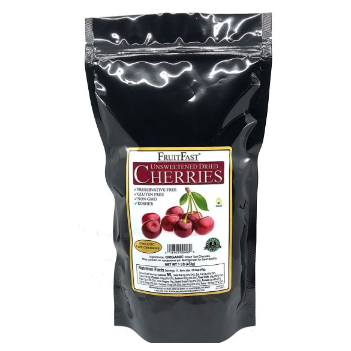 Fruitfast Organic Dried Tart Cherries -  Main