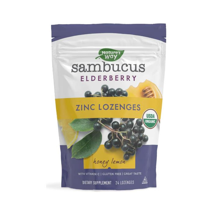 Nature's Way Sambucus Zinc Lozenges, 24 lozenges