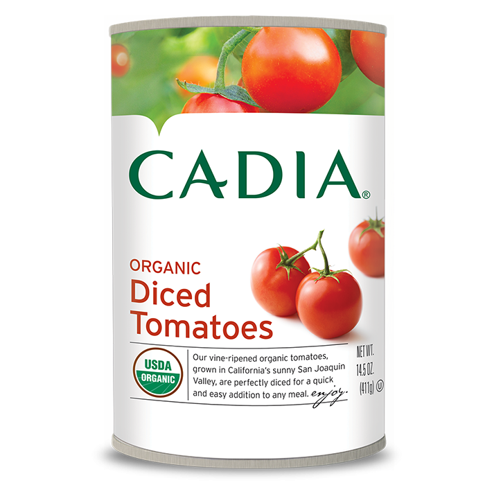 Cadia Organic Diced Tomatoes, 14.5 oz.