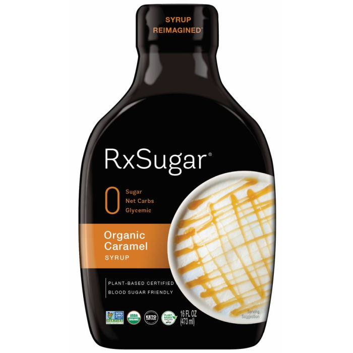 RxSugar Caramel Syrup, 16 oz.