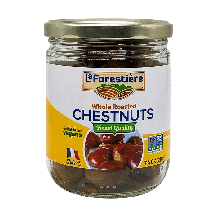 La Forestiere Whole Roasted Chestnuts, 7.4 oz