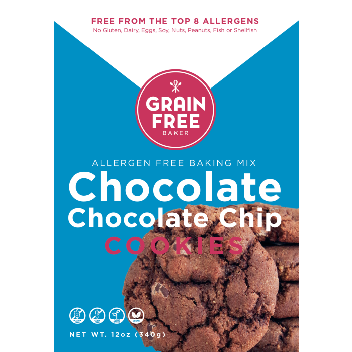 The Grain Free Baker Chocolate Chocolate Chip cookie Mix - Main