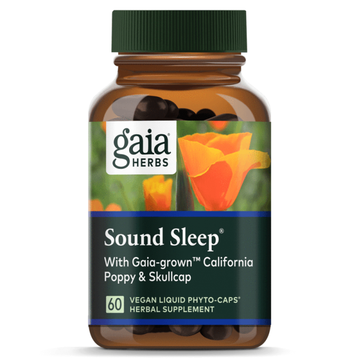 Gaia Herbs Sound Sleep, 60 Capsules