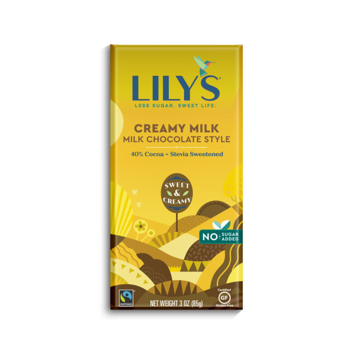 Lily's Creamy Milk Chocolate Style Bar, 3 oz.