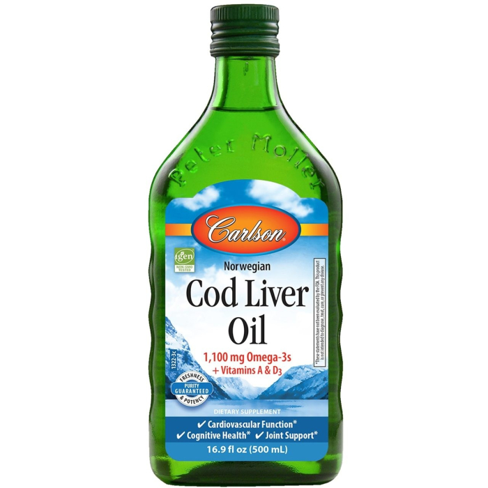 Carlson Cod Liver Oil, Natural, 16.9 fl. oz.