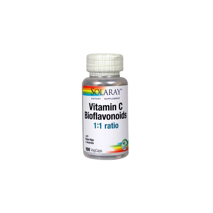 Solaray Vitamin C Bioflavonoids, 100 Capsules