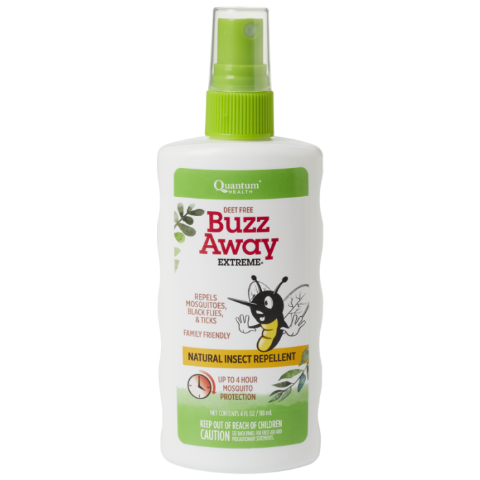 Quantum Buzz Away Extreme Insect Repellent Spray, 4 fl. oz.